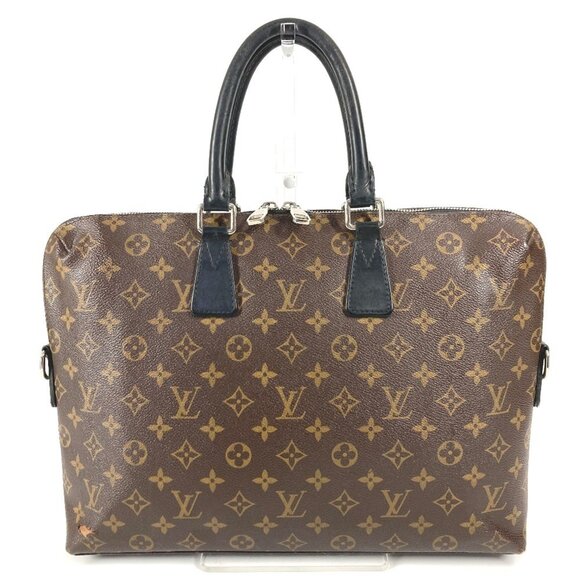 Louis Vuitton Handbags - LOUIS VUITTON Authentic Black Monogram Canvas Bag